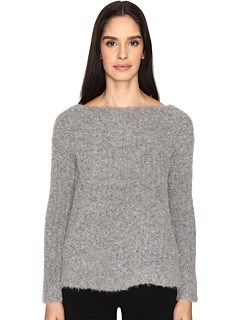 Пуховое худи из альпаки и шерсти ATM Anthony Thomas Melillo с открытой горловиной 131060