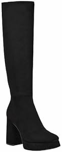 Высокие ботинки до колена Nine West Vadda с квадратным носком и каблуком 11105221