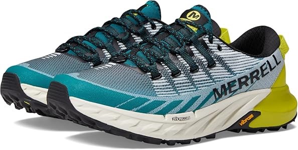 Merrell Мужские беговые кроссовки Agility Peak 4 с синтетическим верхом и резиновой подошвой, сетчатая конструкция 11080112