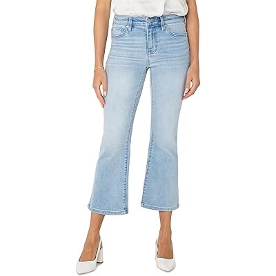 Джинсы Liverpool Los Angeles Hannah, укороченные расклешенные с разрезом внизу, 94% хлопок 11040702