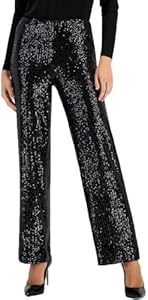 Женские широкие брюки Anne Klein с голливудской талией, 100% полиэстер, застежка на резинке 11052205