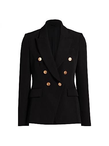 Женский блейзер Mia от Toccin с двойной грудной застежкой и длинными рукавами, 89% полиэстер, 11% эластан 11027229