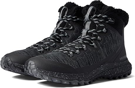 Женские ботинки Merrell Bravada Knit Bluff Polar Waterproof с легкой амортизацией, шнуровкой и вставкой воздушной подушки в пятке 11070396