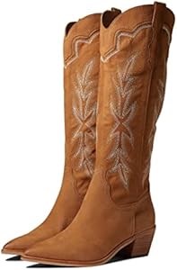 Ботинки Dolce Vita Shiren из виски-цветного нубука, кожаный верх, резиновая подошва, высота голенища 43,9 см 11098050