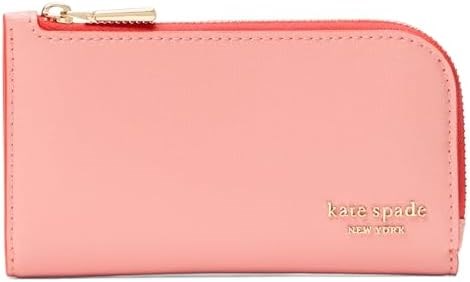Kate Spade New York Тонкий малый кожаный кошелек из Saffiano с отделкой W POP EDGEPAINT в цвете заката 11104398