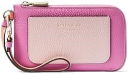 Kate Spade New York Многоцветный кошелек-картхолдер из фактурной кожи с застежкой-молнией, на запястье, размер 10x8 см 11079854