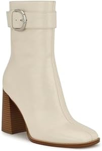 Ботильоны Nine West Taress с квадратным носком и высоким каблуком 11072885