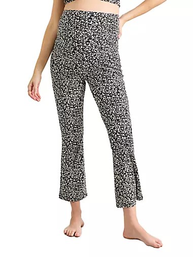 Кроп-леггинсы для беременных Hatch с высоким поясом из бамбука и спандекса, идеальные для всех триместров 10044051