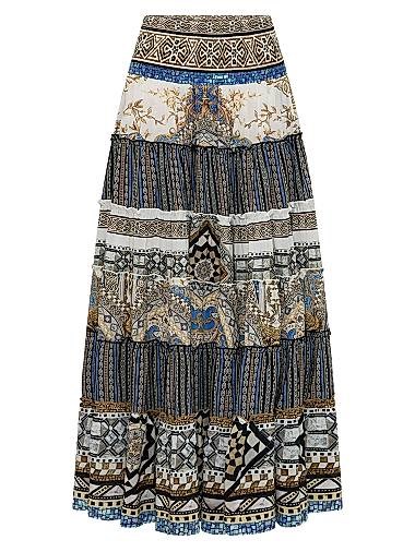 Camilla Make Me Your Mosiac Tiered Circle Skirt 11020237