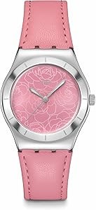 Swatch Часы унисекс из коллекции Blossom Time, с круглым корпусом 33 мм и водостойкостью до 30 метров 11055714