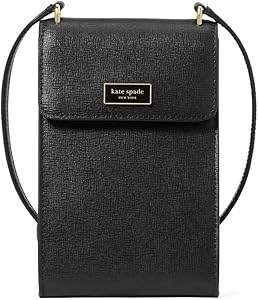 Kate Spade New York Кожаная сафьяновая кроссбоди для телефона с застежкой на кнопке 11068847