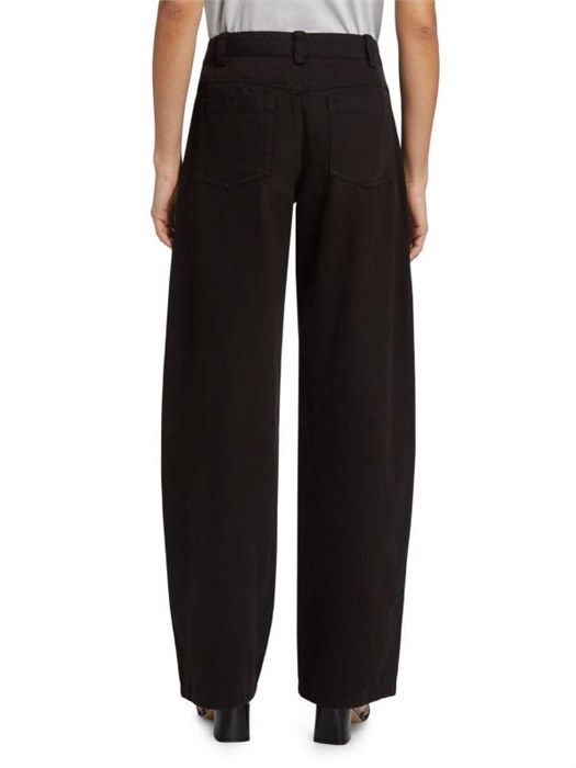 Широкие брюки с высокой талией из очищенного хлопкового твила от Vince, 100% хлопок 11040146