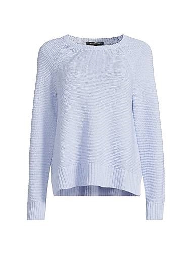 Льняной лонгслив с длинными рукавами и рифлеными манжетами от Eileen Fisher 11036766