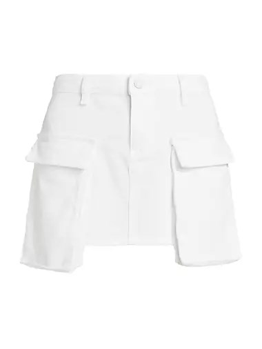 3x1 NYC Мини-юбка Celine из хлопка с карманами, 98% хлопок, стиль кэжуал, производство Италия 10044351