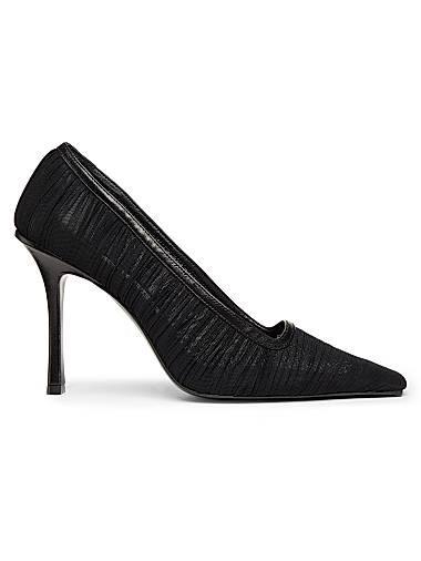 Туфли Lotta 100MM с рюшами из тюля и заострённым носком от Jimmy Choo 11022659