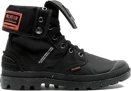 Текстильные ботинки Palladium Baggy City Shell на шнуровке с резиновой подошвой 11074029