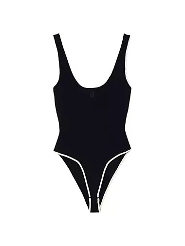 Лонгслив Sandro с круглым вырезом и контрастной отделкой, 78% вискоза, 22% полиэстер 10043810