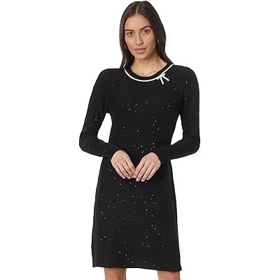 Платье Lilly Pulitzer Morgen с пайетками из мягкой ткани, лонгслив, прямой крой 11038798