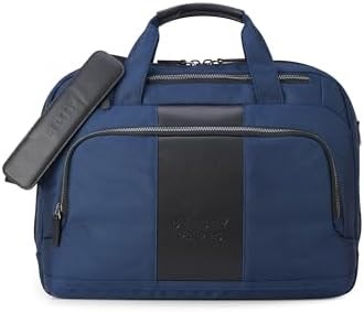 Delsey Paris Темно-синяя сумка-дипломат из баллистического нейлона Wagram с отделением для ноутбука до 39 см 11058332