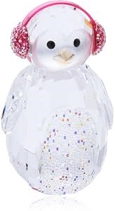 Swarovski Элегантный качающийся пингвин из кристаллов, 2.4 x 4 см, отличный подарок на Рождество 11052210