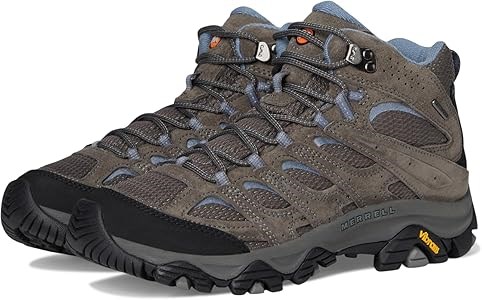 Удобные водонепроницаемые походные ботинки Merrell Moab 3 MID с отличной амортизацией и подошвой Vibram 11050751