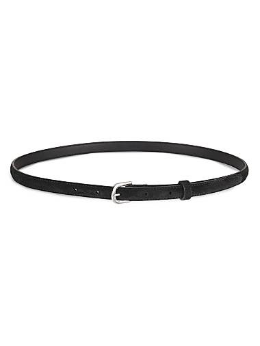 Toteme Регулируемый замшевый ремень с серебристыми элементами, ширина 1.5 см 11008151