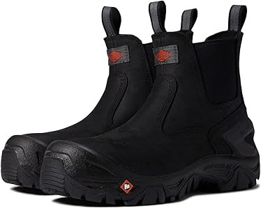 Ботинки Merrell Strongfield Chelsea с композитным носком, водоотталкивающие и устойчивые к маслу и скольжению 11100024