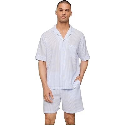 Пижама с шортами Nautico от Eberjey с короткими рукавами из EcoVero™ вискозы и хлопка, 63% вискоза 11040750