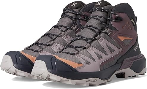 Женские трекинговые ботинки Salomon X Ultra 360 Mid GTX с водонепроницаемой защитой и устойчивой подошвой 11060568