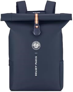 Delsey Paris Водоотталкивающий рюкзак-роллтоп для ноутбука 17 дюймов с защитным RFID карманом 11052352