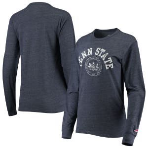 Лонгслив с принтом Penn State Nittany Lions от League Collegiate Wear, трикотажный, оверсайз 10042777