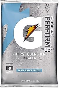 Напиток Gatorade в порошке, вкус ледяной заморозки, 51 унция, 14 пакетов в коробке 11088702