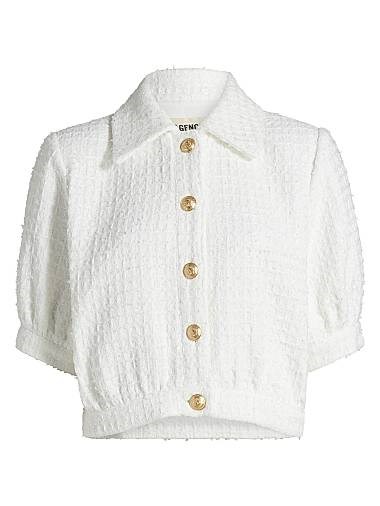 L',Agence Cove Crop Short-Sleeve Jacket 11035004