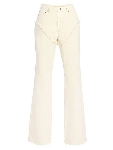 Зауженные джинсы Ser.O.Ya с рваными деталями, 100% хлопок, модель 178 см, размер 26 10043725