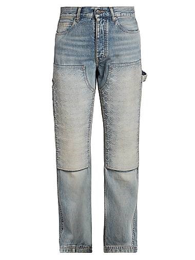 Джинсы Ma Quad Carpenter от Amiri, утилитарный дизайн, декорированные карманы, 100% хлопок, Италия 11028173