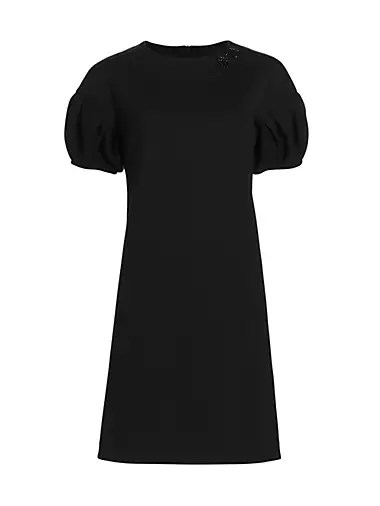 Мини-платье Ursola с пышными рукавами и кристаллическим декором, Max Mara 10044977