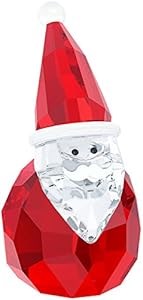 Swarovski Фигурка Санта-Клауса из красного и прозрачного хрусталя, 6,4 х 3,3 х 4,1 см, эффектный новогодний декор 11100616