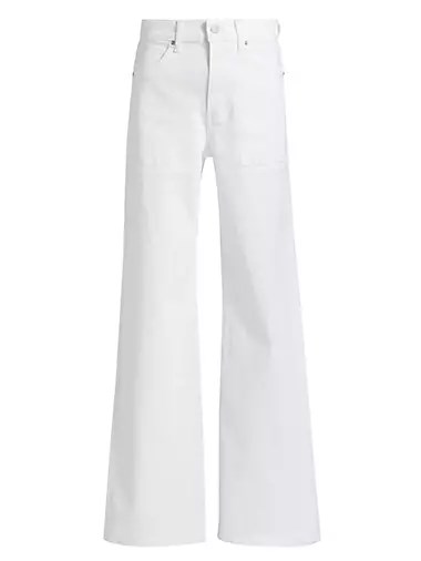 Джинсы Crosbie от Veronica Beard в стиле широких брюк с поясом и карманами, производство США 10041814