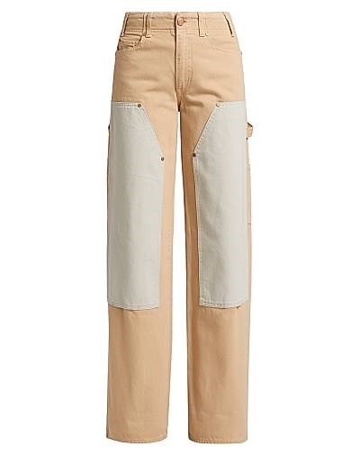 Джинсы из жёсткого денима Olympia с высокой посадкой и карманами от Ulla Johnson, 100% хлопок 11036744