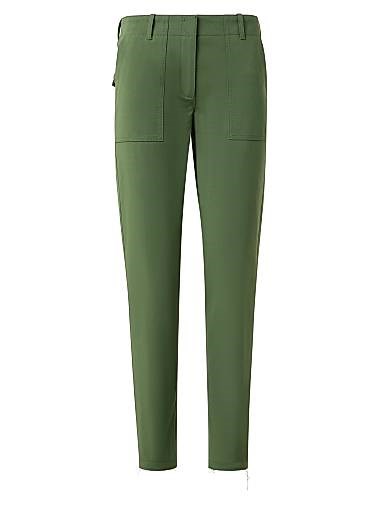 Брюки Akris Punto из стретчевого хлопка Franco до щиколотки с низкой талией и четырьмя карманами 11018678