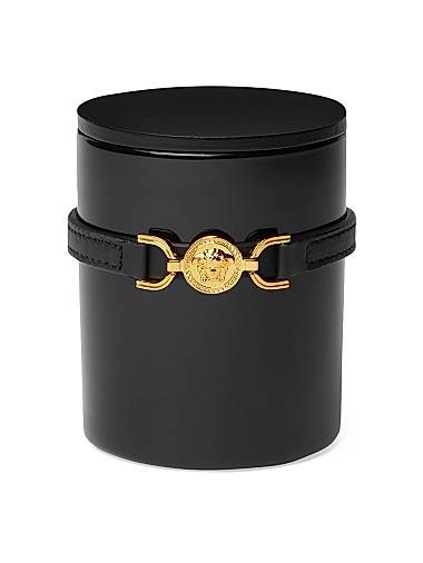 Versace Ароматическая свеча Medusa в стеклянной банке с деревянной крышкой, 95 г 11009011