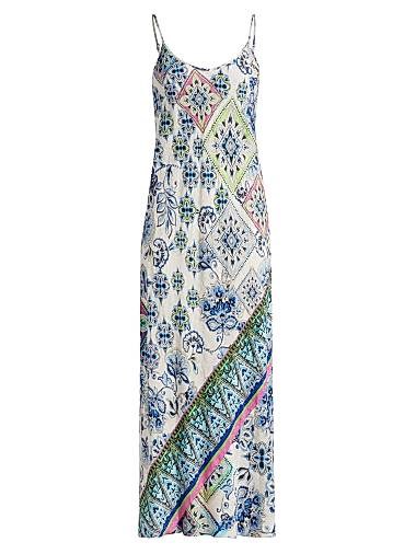 Макси-сарафан Gigianna с цветочным принтом и открытыми плечами от Johnny Was 11011498