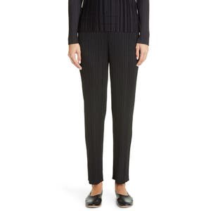 Узкие плессированные брюки Pleats Please Issey Miyake с эластичным поясом, произведенные в Японии 10045189