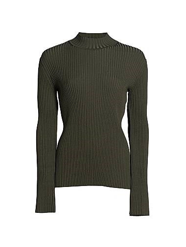 Лонгслив Abigail из рибаны и вискозы 77% с высоким воротником и длинными рукавами от Proenza Schouler 11023981