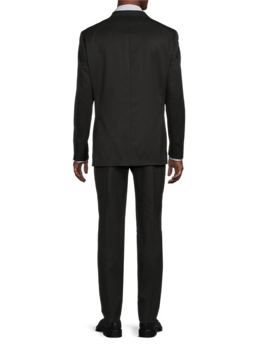 Классический черный пиджак Hart Schaffner Marx с двумя пуговицами, фасон New York, 98% шерсти, 2% спандекса 11040521