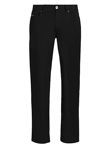 Брюки Emporio Armani из эластичной ткани в классическом стиле с пятью карманами 10043390