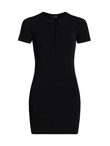 Nili Lotan Мини-платье-свитер Palma с завязками на горловине из 75% вискозы и 25% полиамиды 11034805