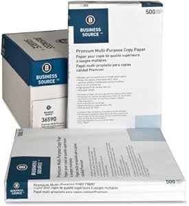 Bsn Упаковка из 5 рулонов - Многофункциональная бумага 11 ,x17 ,, 92 яркости, 20 фунтов, белая 11067417