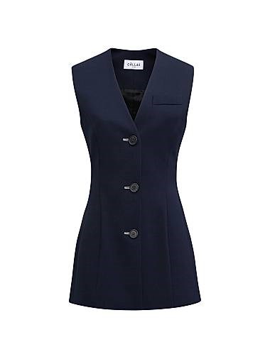 Callas Milano Жилет Duke Tailored из вискозы и шерсти с силуэтом песочных часов, Италия 11036649