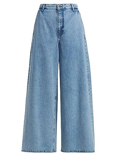 Джинсы свободного кроя Drape от Frame, 75% хлопок, стиль с четырьмя карманами для комфорта 11009715